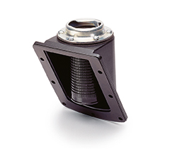 PLRB+C-Side mount flange with basket